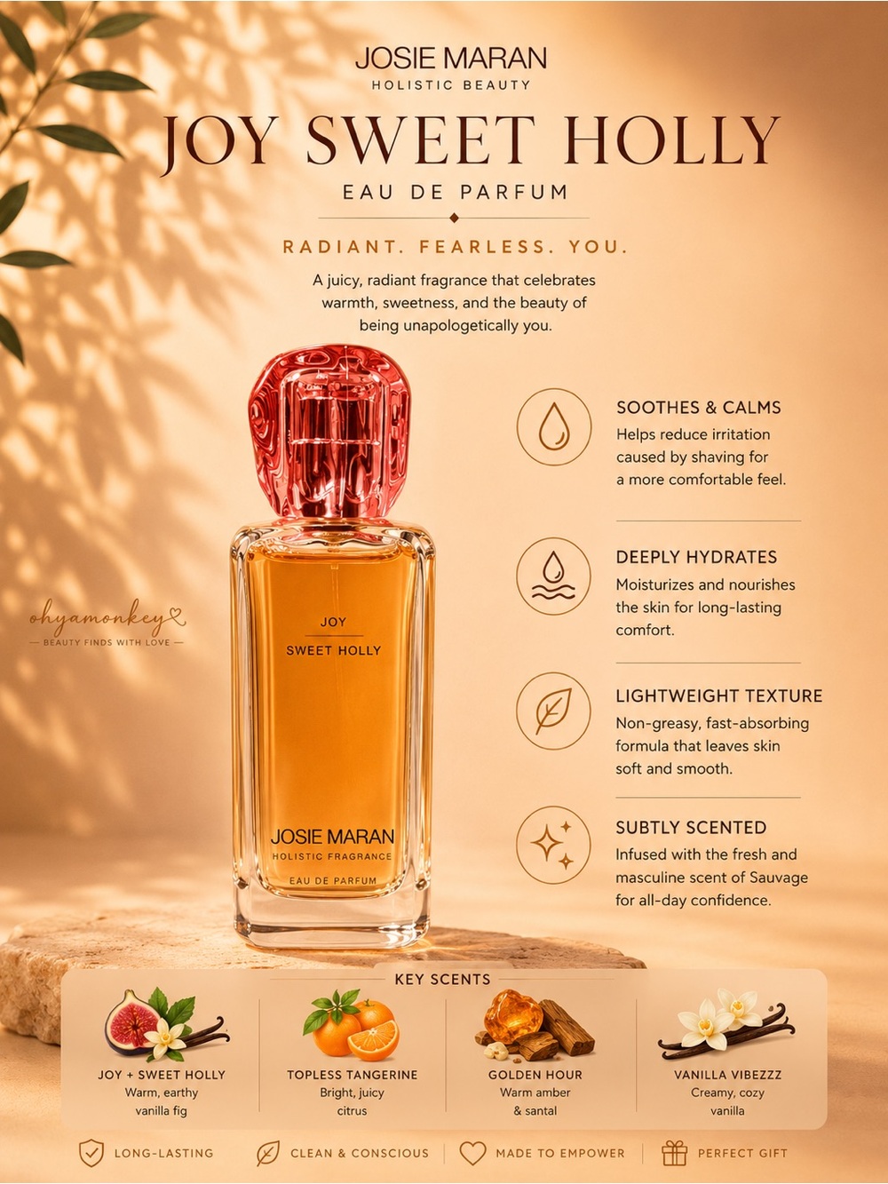 Josie Maran Joy Sweet Holly - No Alcohol EDP 50ml